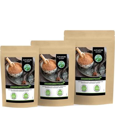Organic 500g Carob Powder - Vegan & Additive-Free Dark Carob Powder - Buy Online on GoSupps.com
