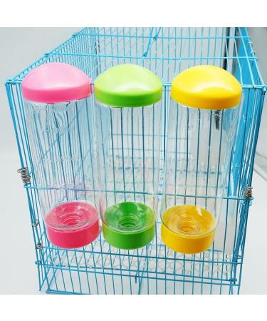BREUAILY 3Pcs Animal Drinking Bottle 500ml Plastic Guinea Pig Water Bottle Non Drip Hanging Hamster Automatic Water Feeder for Rabbit Guinea Pig Gerbil Chinchillas (Random Color) - Buy Online on GoSupps.com