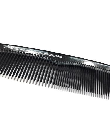 J neke Pocket Comb 55813 | Antistatic Carbon Hair Comb (14 cm) | Fine & Wide Teeth | Ideal for Hair & Beard Care - Buy Online on GoSupps.com