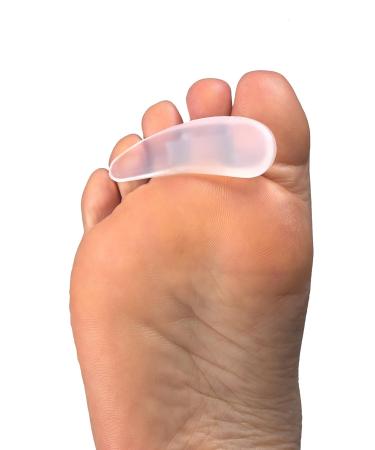 Silipos 10435 Toe Crest - Shock Absorbent Silicone Buttress Pad | Foot Care Insoles Pack of 3 - Large Left - Buy Online on GoSupps.com