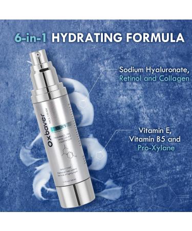 Face Cream for Men: 6-in-1 for Men Face Moisturizer with Collagen and Retinol for Deep Hydration All Day and to Reduce the Look of Aging Signs 1.7 Fl Oz (Pack of 2) - Buy Online on GoSupps.com
