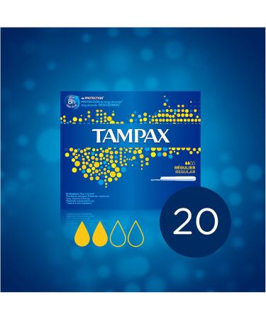 Regular Tampons with Cardboard Applicator - 20 Pieces | Eco-Friendly & Comfortable | International Shipping Available - Buy Online on GoSupps.com