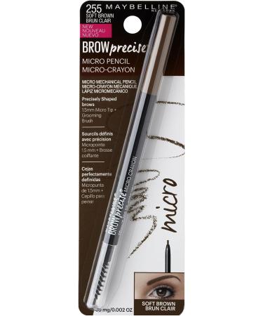 Maybelline Brow Precise Micro Eyebrow Pencil - Soft Brown 0.002 oz | 1 Count - Buy Online on GoSupps.com