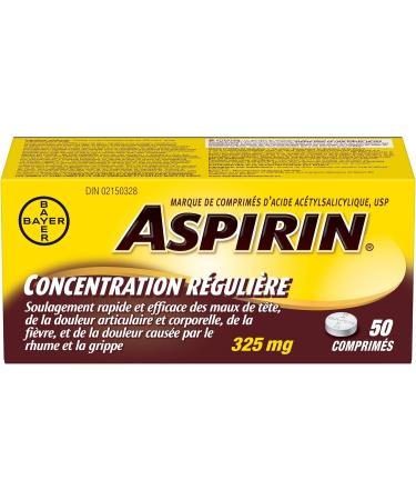 ASPIRIN Regular Strength Tablet 325 mg - Buy Online on GoSupps.com