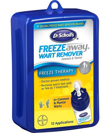 Dr. Scholl's FreezeAway Wart Remover - 12 Applications for Common & Plantar Warts - Buy Online on GoSupps.com