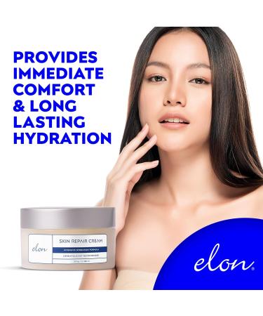 Elon Skin Repair Cream | Hydrating Cream for Hands & Body | Dermatologist Recommended (5 oz) 5 Ounce (Pack of 1) - Buy Online on GoSupps.com