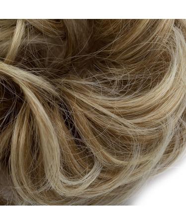 SEGO Hair Part Hair Tie - Dutt Hair Extensions Updo with Rubber Band | Coffee Brown & Blonde #27T613 | Shop Internationally - Buy Online on GoSupps.com