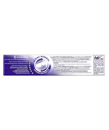 Signal Integral 8 Toothpaste 75ml | Antibacterial Formula with Zinc for Caries Protection Reinforced Gums Enamel Care Fresh Breath & Anti-Plaque - Buy Online on GoSupps.com