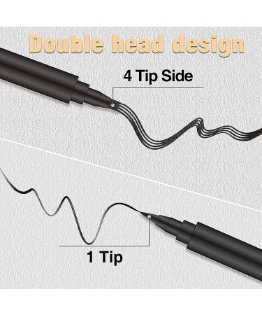 Black Beard Pencil Filler Pen & Boar Bristle Brush Kit - Long Lasting Waterproof Mustache Color Enhancer for Men - Buy Online on GoSupps.com