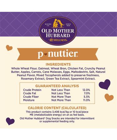 Old Mother Hubbard Classic P-Nuttier Peanut Butter Dog Treats - Small Dog Mini Training Treats 6lb - Natural & Healthy Crunchy Treats - Buy Online on GoSupps.com