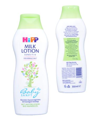 HiPP Babysanft Lot de 2 lotions au lait 350 ml