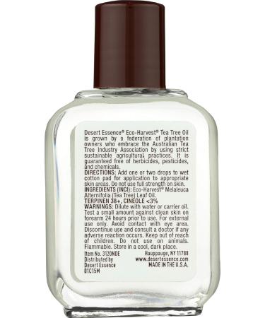 Desert Essence Oil Tea Tree Eco Harvest 2 Fl Oz - Best Natural Skin Care Solution | Shop Internationally - Buy Online on GoSupps.com