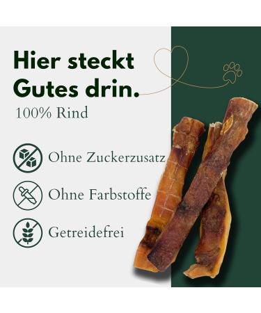 BREERs - Beef Head Hide Dried for Dogs - 25 cm - 2 kg - Grain Free - German Made - Chew Treats for Large Dogs - Buy Online on GoSupps.com