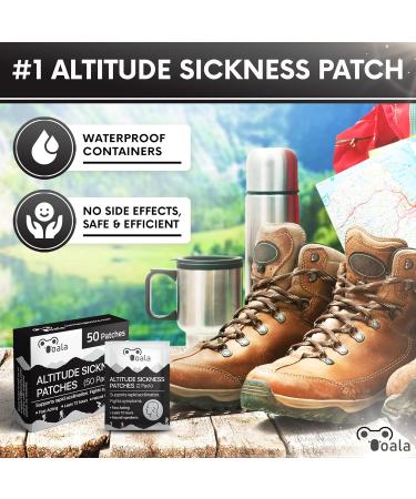 Ooala Altitude Sickness Prevention Patches - Pack of 50 | Supports Rapid Acclimation, Boosts Oxygen Intake, Fights Symptoms - Buy Online on GoSupps.com