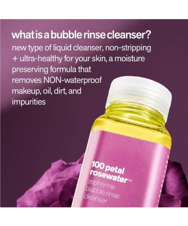 PLANT BEAUTY DISTILLERY Facewater 100 Petal Rosewater Zepherine Bubble Rinse Cleanser - Buy Online on GoSupps.com