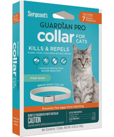Sergeant's Guardian Pro Flea & Tick Cat Collar - 1 Count - Buy Online on GoSupps.com