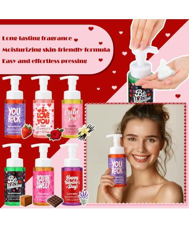 Swiffen 6 Pack Valentine's Foaming Hand Soap with Pump Care Moisturizing Liquid Scented Foam Hand Wash Valentine's Galentine's Day Sweet Gifts for Kitchen Bathroom Family Teacher Staff 8.75 Fl. oz - Buy Online on GoSupps.com
