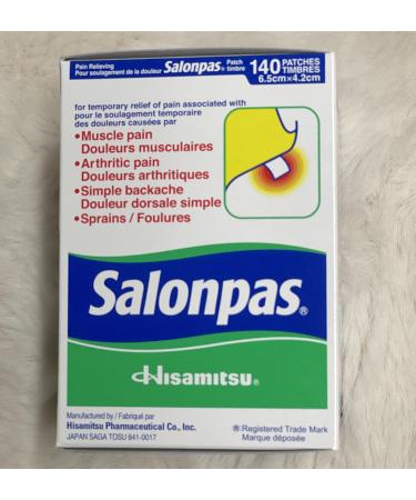 Salonpas Pain Relieving Patch 140 Patches