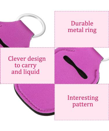 40-Piece Travel Bottle Keychain Holder Set for Women - Includes Chapstick, Lipstick Holders, Lanyards, and Empty Bottles - Large Size - Buy Online on GoSupps.com