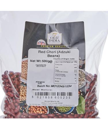 Old India Red Chori (Adzuki Beans) 500g - Premium Quality Legume for Healthy Meals - Buy Online on GoSupps.com