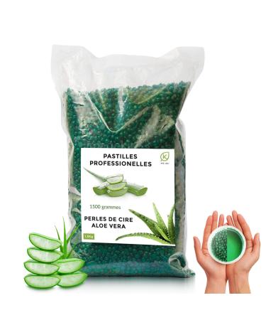KIC 33 Aloe Vera Wax Bead 1 kg + 500 g Wax Heating Ball Professional Wax Without Strips and Hair Device - Woman and Man for the Whol