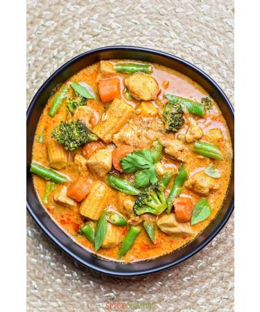 Mae Ploy Curry Paste Twin Pack (Massaman & Panang Thai Curry 400g x 2) HALAL - Buy Online on GoSupps.com
