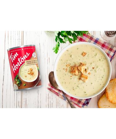 Tim Hortons Cream of Broccoli Soup Ready-to-Serve 540mL Can - Buy Online on GoSupps.com