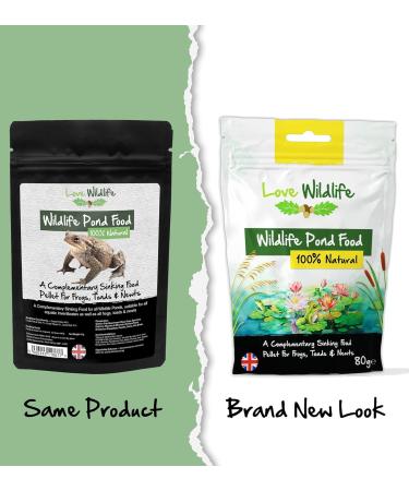 Love Wildlife - Wildlife Pond Food 80g - Frogs Toads Newts - Buy Online on GoSupps.com