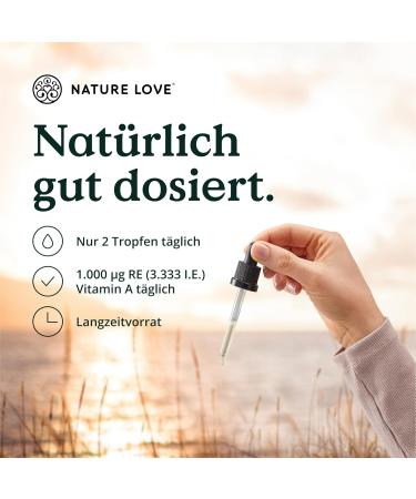 Vitamin A Drops 50ml - High-Dose Retinol in MCT Oil Vegan Lab-Tested - Pure & Additive-Free - Made in Germany - Buy Online on GoSupps.com