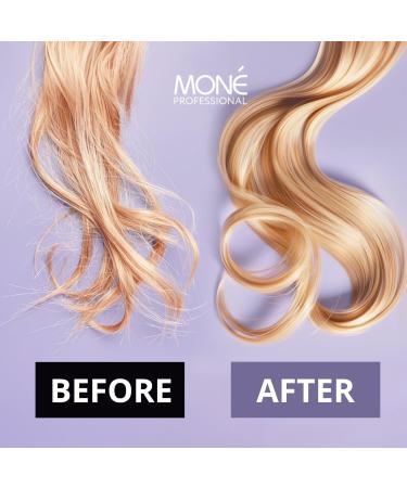 MON Professional Hair care routine for daily use shampoo conditioner and mask for blonde bleached gray and light hair colourfast not purple moisturizing and lightening - Buy Online on GoSupps.com