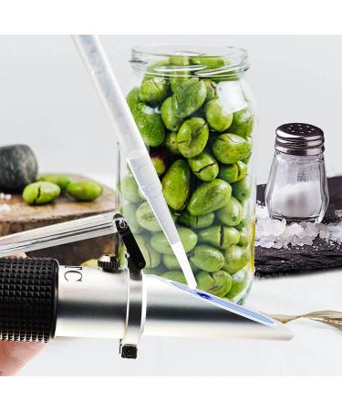 0-28% Salinity Refractometer ATC  Sodium Chloride (NaCl) Salt Level Meter Tester  Test Kit for Sea Water Brine Seawater Food Industry Pickle Soy Sauce  0.2% Accuracy - Buy Online on GoSupps.com