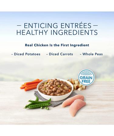 Blue Buffalo Delights Small Breed Wet Dog Food Cups, Chicken in Hearty Gravy, 3.5oz (Pack of 12) - Buy Online on GoSupps.com