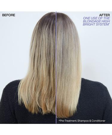 Redken Blondage High Bright Pre Treatment - Brightens Blonde Hair Instantly - Vitamin C Enhanced 8.5oz - Buy Online on GoSupps.com