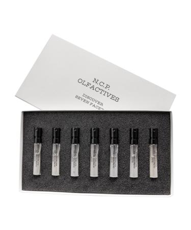 N.C.P. Discover Seven Facets Kit - Perfumes for Women and Men with Citrus to Oriental Scent - Travel Perfume - Gifts for Women and Men - 7 x 0.07 oz