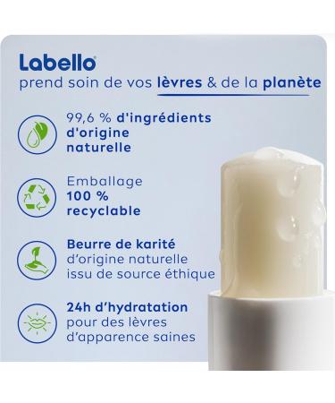 LABELLO Duo Hydro-Care (2 x 5.5 ml) Lip balm SPF 15 long-lasting hydration for 24 hours Lip care enriched with natural oils and shea butter - Buy Online on GoSupps.com