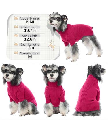 Iecoii Warm Turtleneck Dog Sweater - Cozy Winter Clothing for Small Medium & Large Dogs | Chihuahua French Bulldog Labrador XXX-Large - Best Dog Sweaters - Buy Online on GoSupps.com