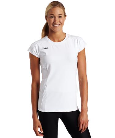 Asics women blocker jersey XS white