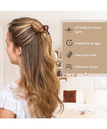 OKBA Large Hair Clips for Women - Matte Hair Claw Clips - Nonslip Strong Hold Jaw Clip - Fashion Hair Styling Accessories - 8 Count (Pack of 1) - Buy Online on GoSupps.com