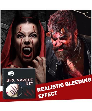Ultimate Halloween SFX Makeup Kit | Fake Blood Scars Wax & Special Effects Essentials for Parties - Buy Online on GoSupps.com