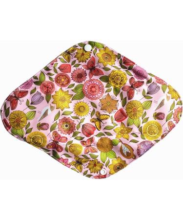 12 Inch Heavy Flow Bamboo Mama Cloth | Reusable Menstrual Pads (Sunflower) - Buy Online on GoSupps.com
