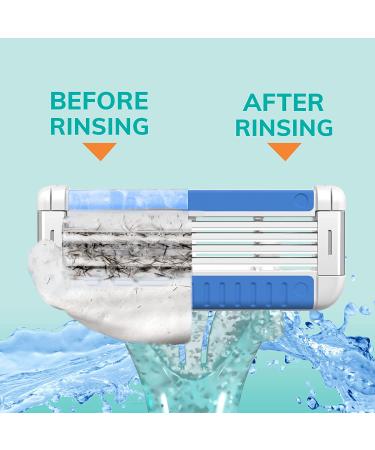 BIC EasyRinse Women's Disposable Razors with 4 Blades - 2 Count Pack for Smoother Shave and Less Irritation - Buy Online on GoSupps.com