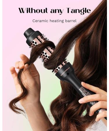 Wavytalk Pro Thermal Brush - 1.5 Inch Ionic Heated Round Brush for Smooth Blowouts & Natural Curls | Fast Heating Dual Voltage Rose Gold - Buy Online on GoSupps.com