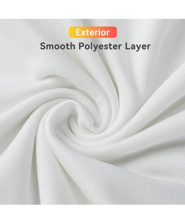 Womens Thermal Top - Long Sleeve Crew Neck Shirt for Cold Weather | Ultra Warm Underwear - White, Medium - Buy Online on GoSupps.com