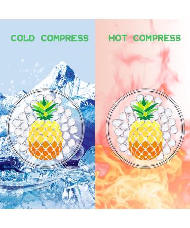 6 Pack Fruit Cold Eye Pads - Reusable Pineapple Avocado Watermelon Under Eye Patches for Cooling and Relaxation - Buy Online on GoSupps.com