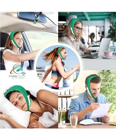 Neck & Chin Lifting Treatment Strap - Say goodbye to sagging skin & double chin with our lifting strap for a noticeably defined jawline & youthful look - Buy Online on GoSupps.com