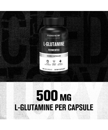 Jacked Factory Creatine Monohydrate Pills (150 Count) & L-Glutamine Capsules 500mg (240 Count) for Muscle Growth Recovery Strength & Immunity - Buy Online on GoSupps.com