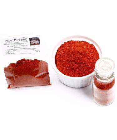  Feine W rze BBQ Pulled Pork Rub Spice Mix for Grilling and Roasting Meat Fish and Poultry 30g - Buy Online on GoSupps.com
