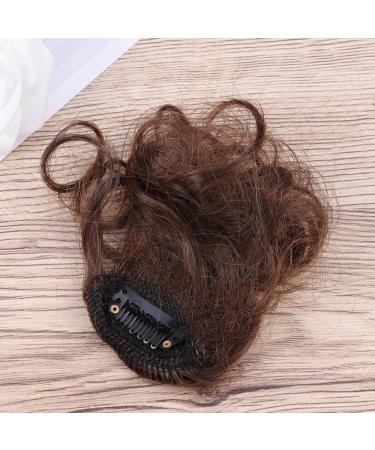 DRESSOOS 1pc Fake Fringe Bang Fringes Hair Extensions Afro Bangs Clip-in Hair Extension Clip Hair Fringe Fake Bangs Hair Clip Ponytail Extension for Black Women Africa Woman Real Person - Buy Online on GoSupps.com