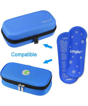 Youshares Ice Cream Bag for Insulin - Reusable Travel Cooling Bag for Diabetics (2 Pack) - Blue - Buy Online on GoSupps.com