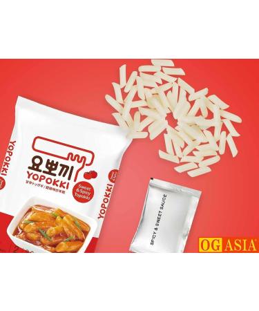 Yopokki Rice Cake Double Pack - Sweet & Sour Korean Instant Tteokbokki 2x140g | OG Asia - Buy Online on GoSupps.com